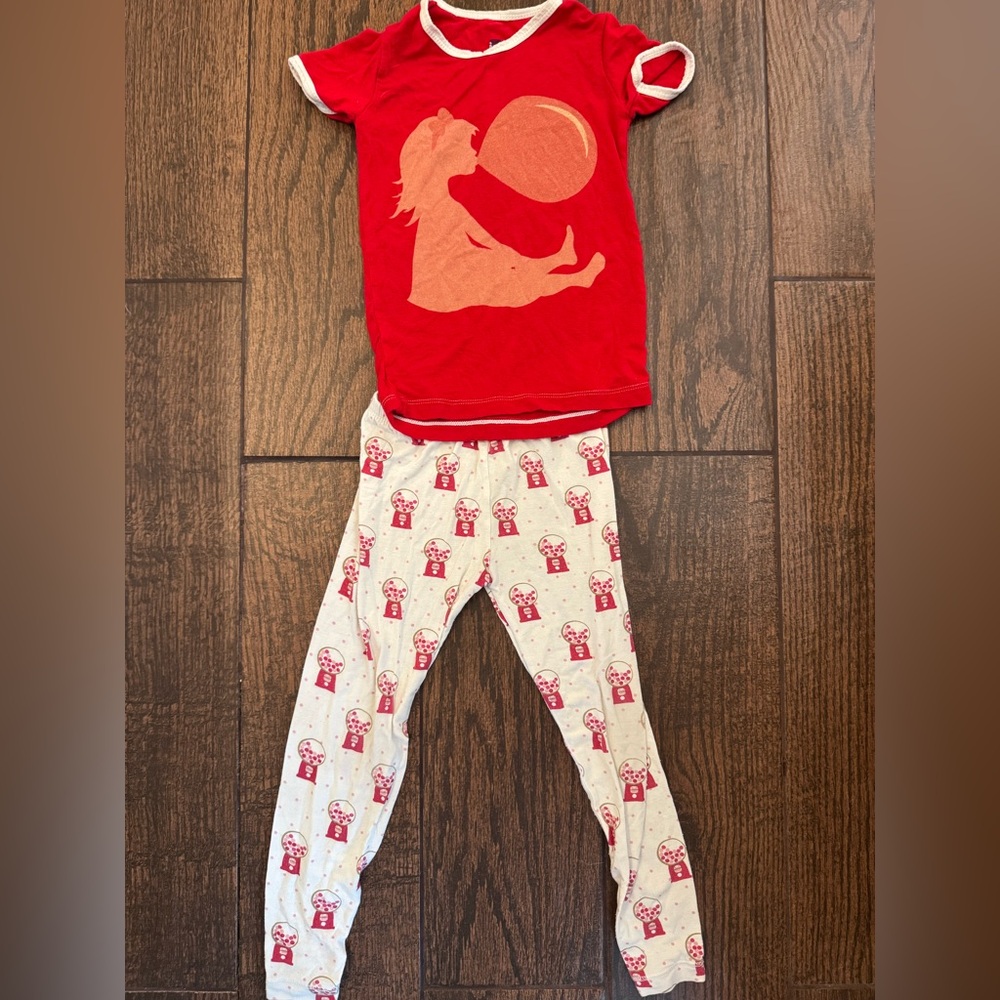 Kickee Pants Bubblegum pajama set